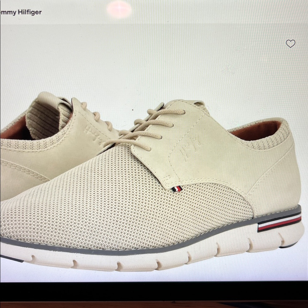 Tommy Hilfiger WINNER DRESS/SNEAKER SZ 7 natural